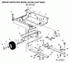 MTD Accessories Blower Mow-Vac 45-01884 (2003) Spareparts Utility cart