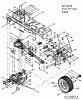 Yard-Man AH 8220 14BU804H643 (2004) Spareparts Drive system, Pedals, Rear wheels