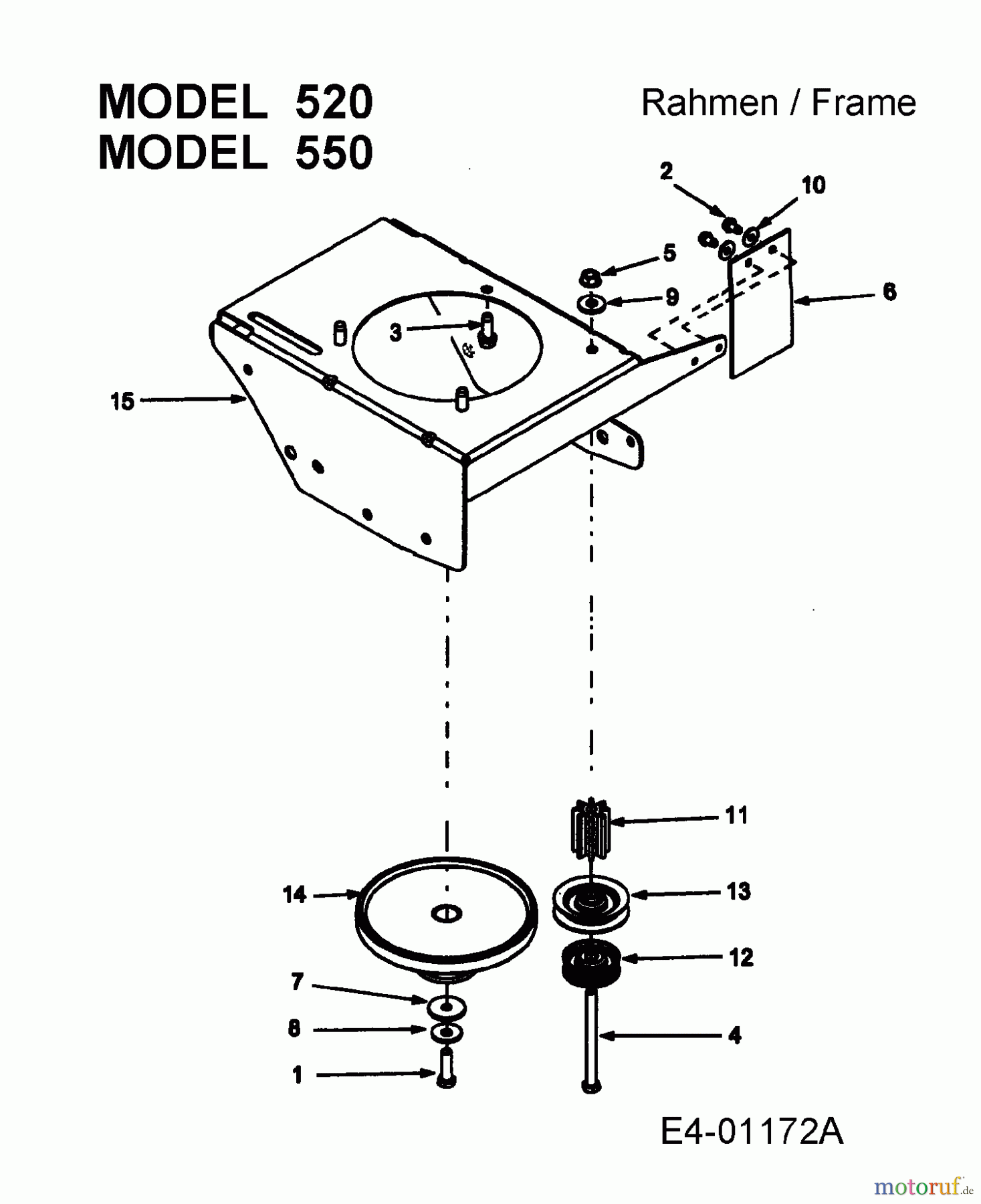  MTD Edger 550 25A-550G678  (2005) Frame