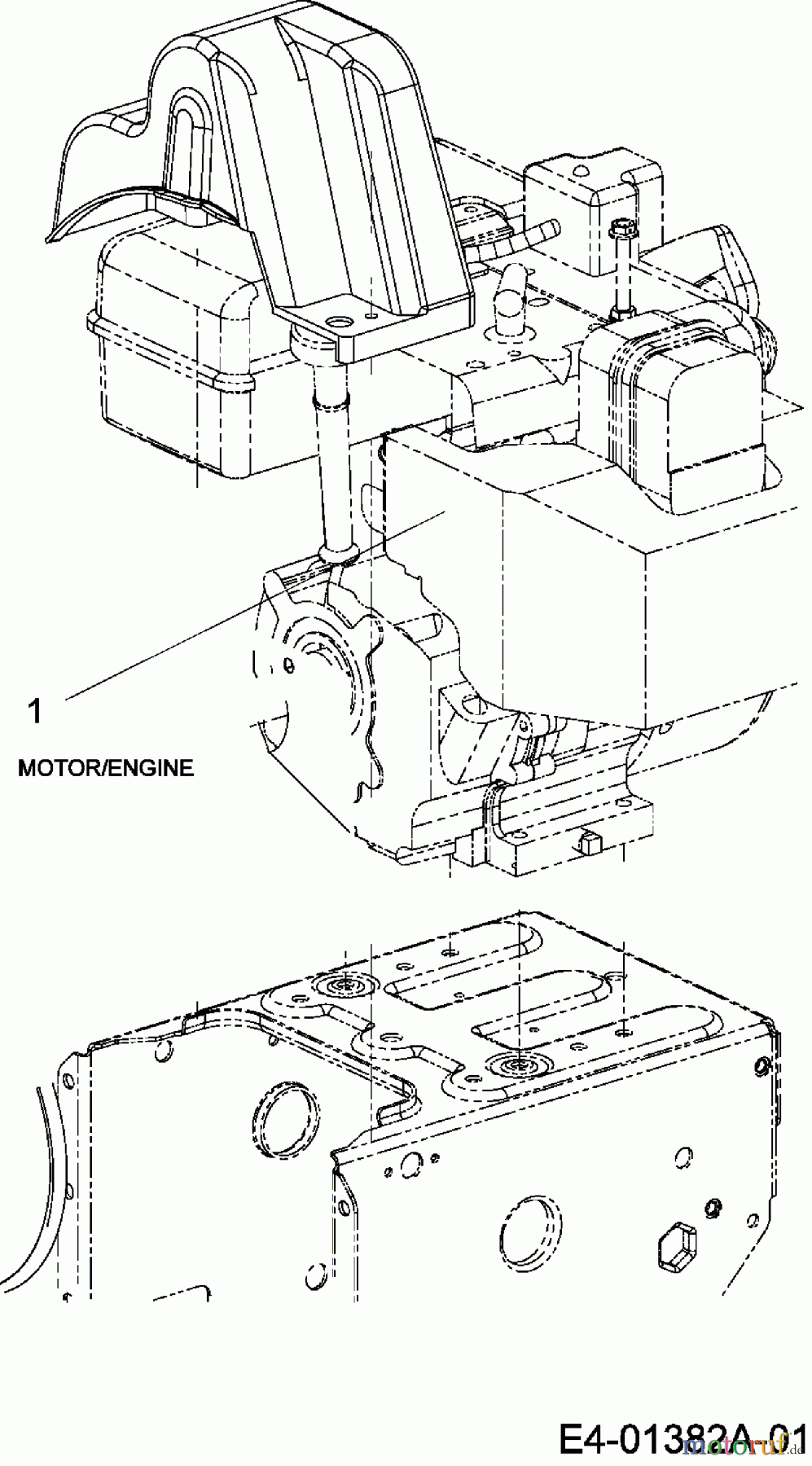  MTD Snow throwers E 740 F 31BV7F0F678  (2007) Engine