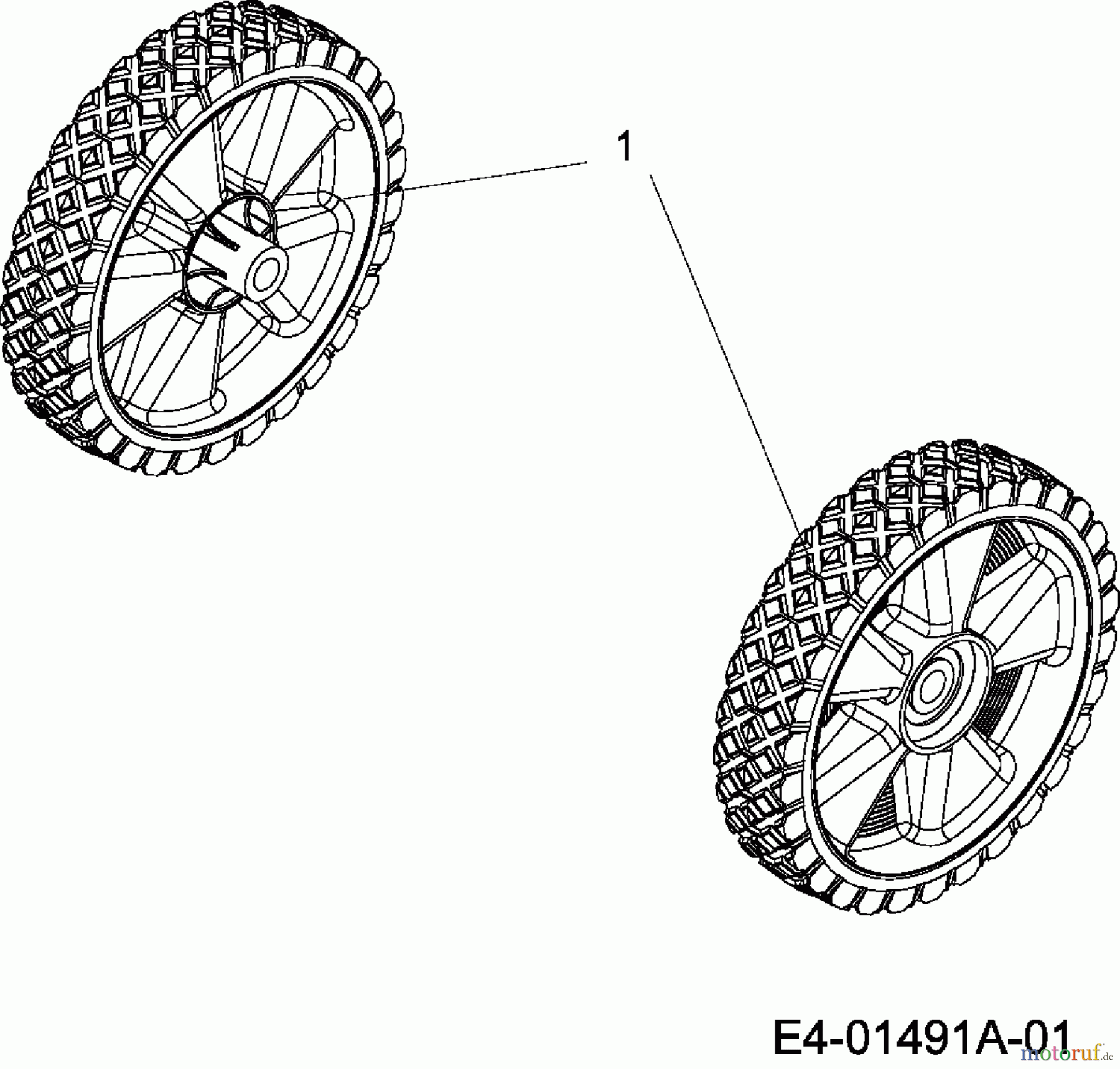  Troy-Bilt Snow throwers POLAR 5053 31A-2R5-609  (2007) Wheels