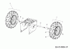 Wolf-Garten SF 66 E 31AY54T3650 (2017) Spareparts Wheels 16x4.8x8