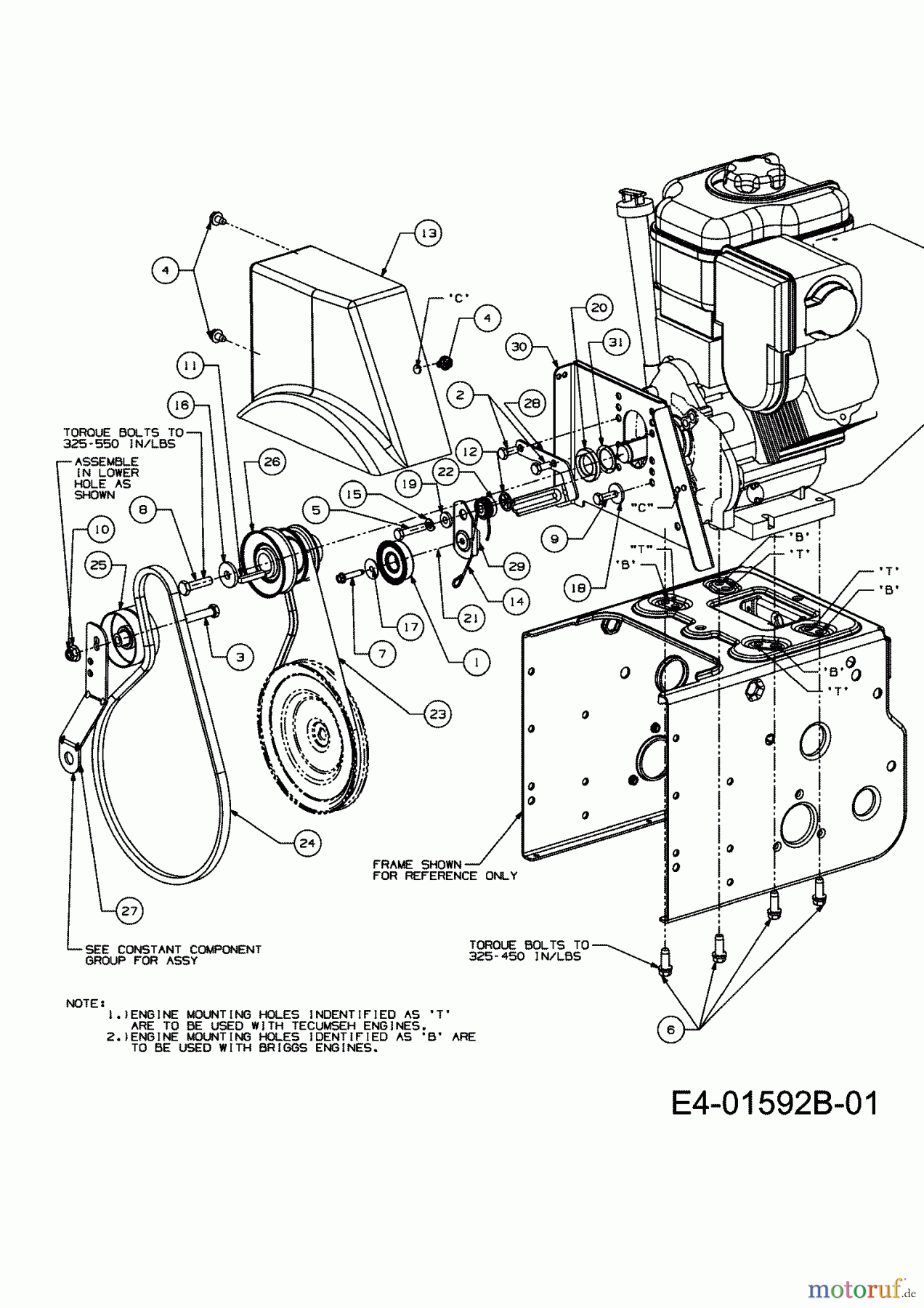  Cub Cadet Snow throwers 945 SWE 31AV9J3W603  (2009) Drive system, Milling drive