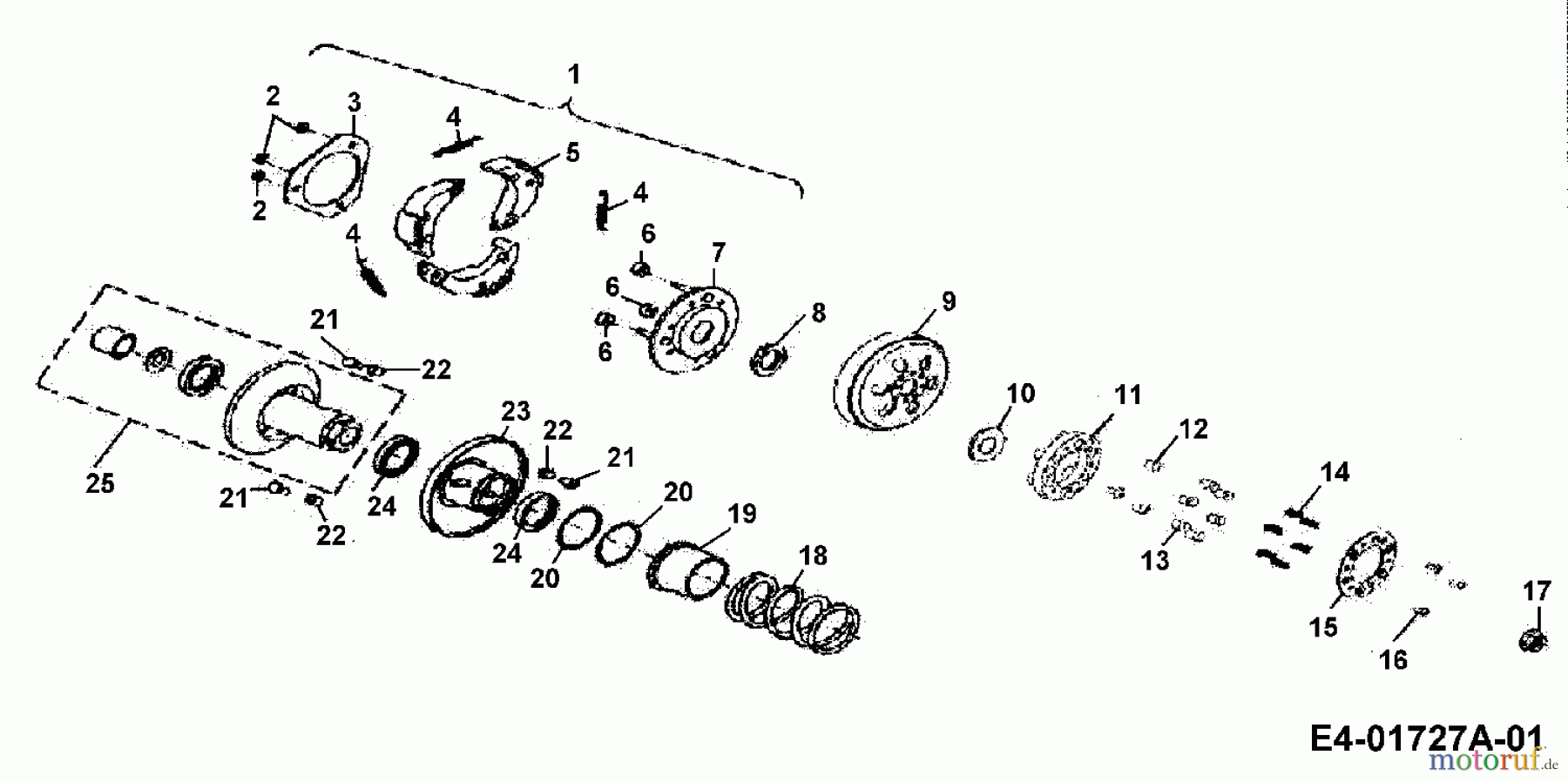  Cub Cadet Quads SS 230 36AA135O603  (2006) Clutch