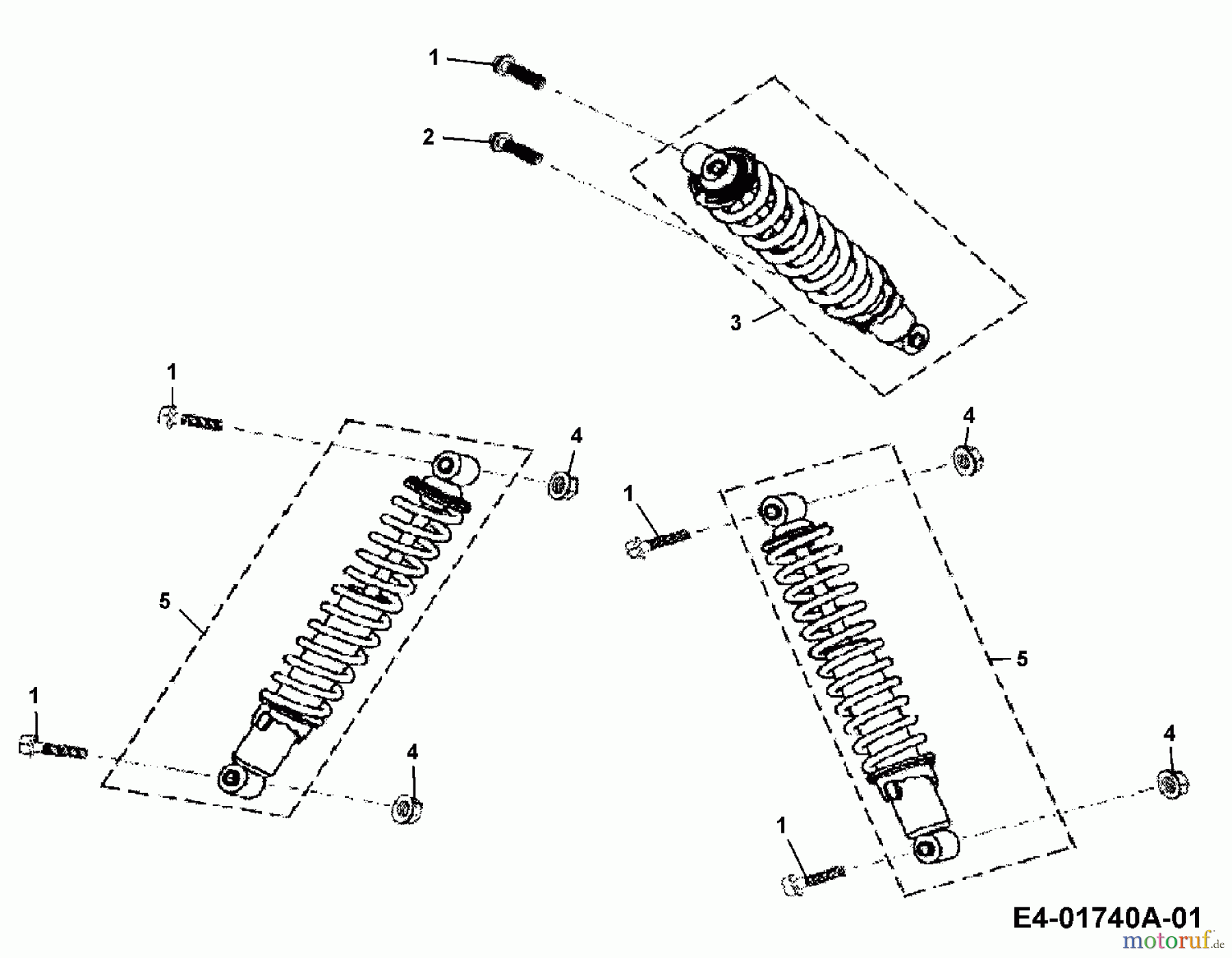  Cub Cadet Quads SS 230 36AA135R603  (2006) Suspension