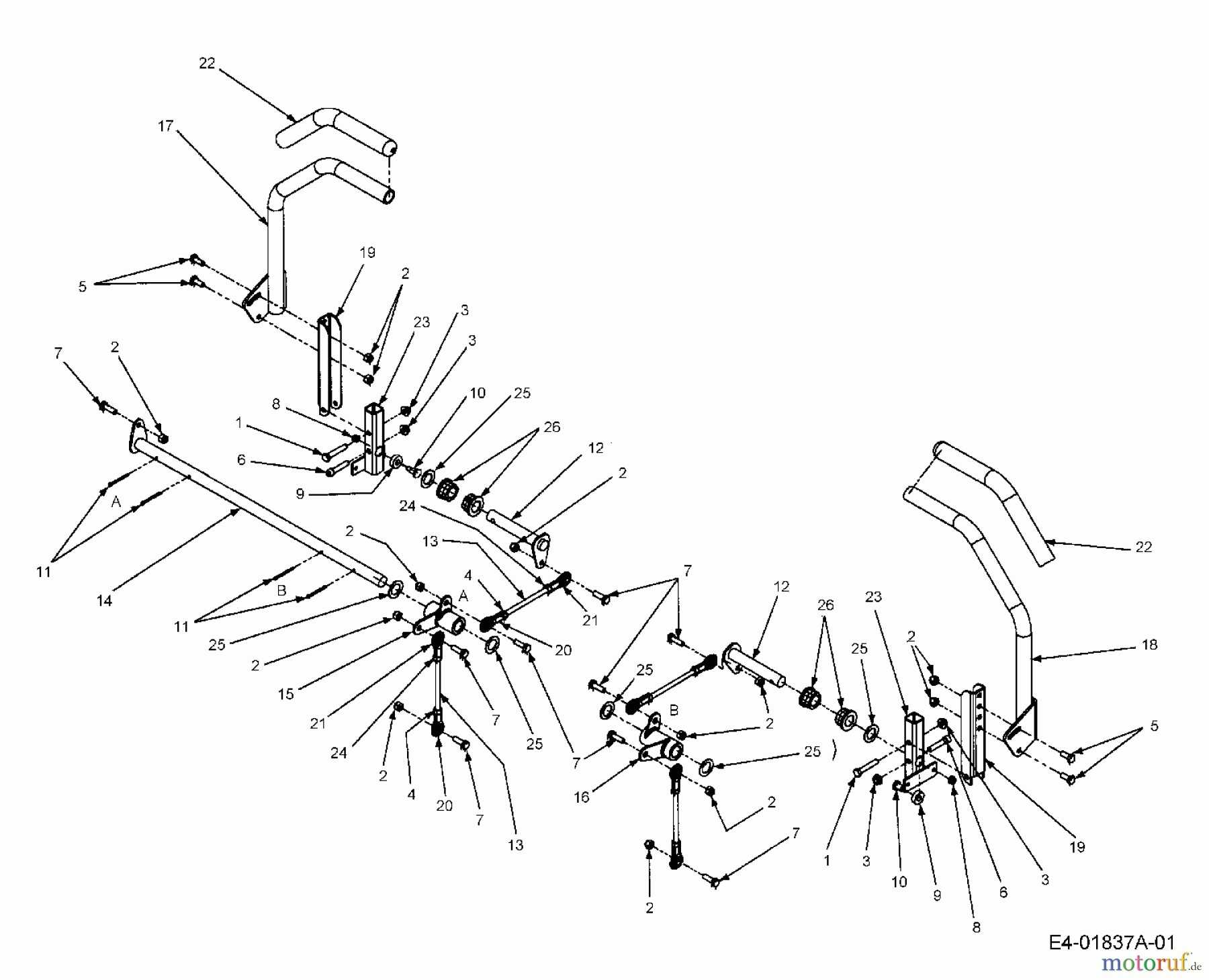  Cub Cadet Zero Turn Z-Force 44 53AA5A5L100  (2004) Steering