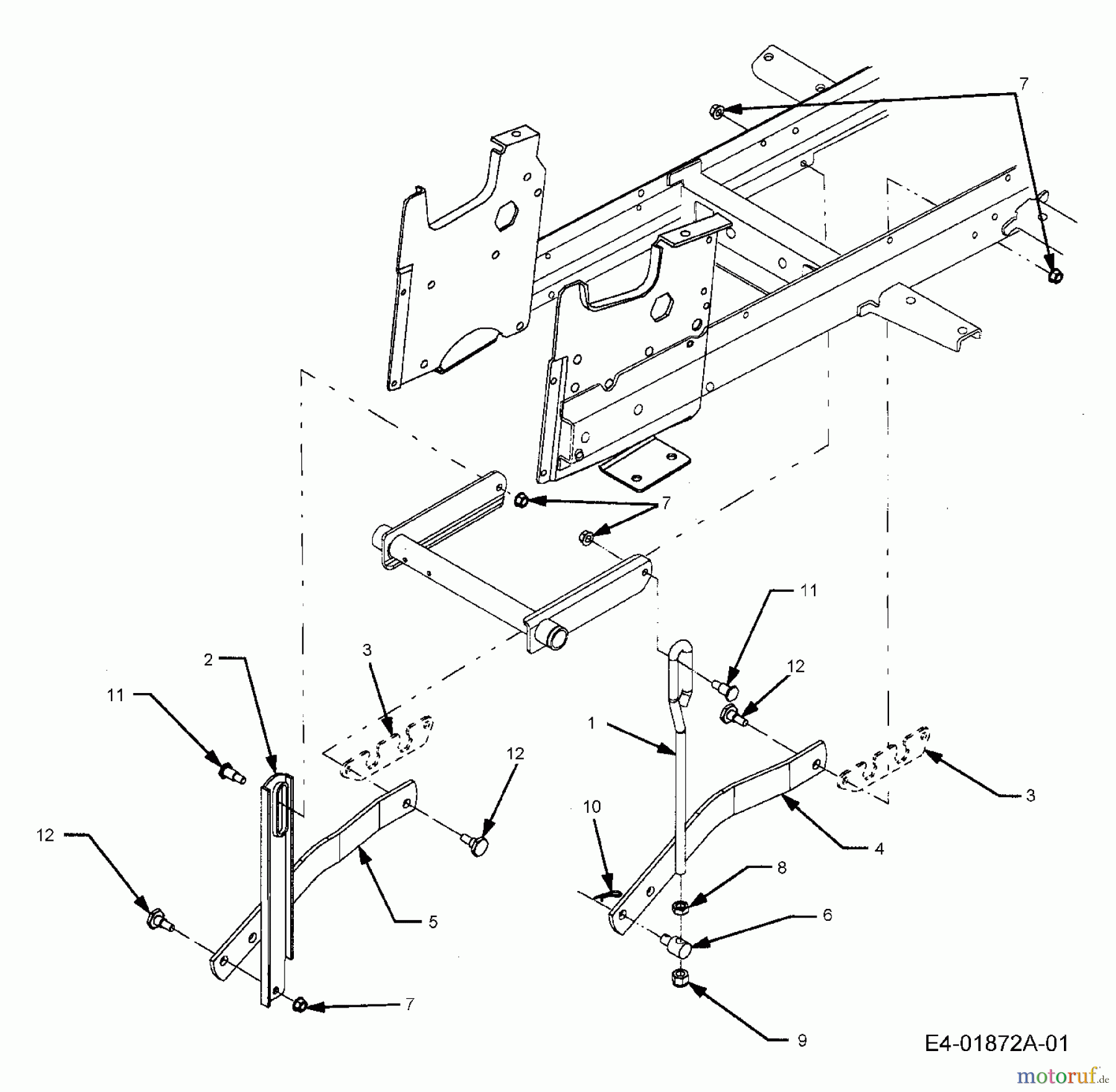  Cub Cadet Lawn tractors HDS 2205 13A-2D7-403  (2006) Deck lift