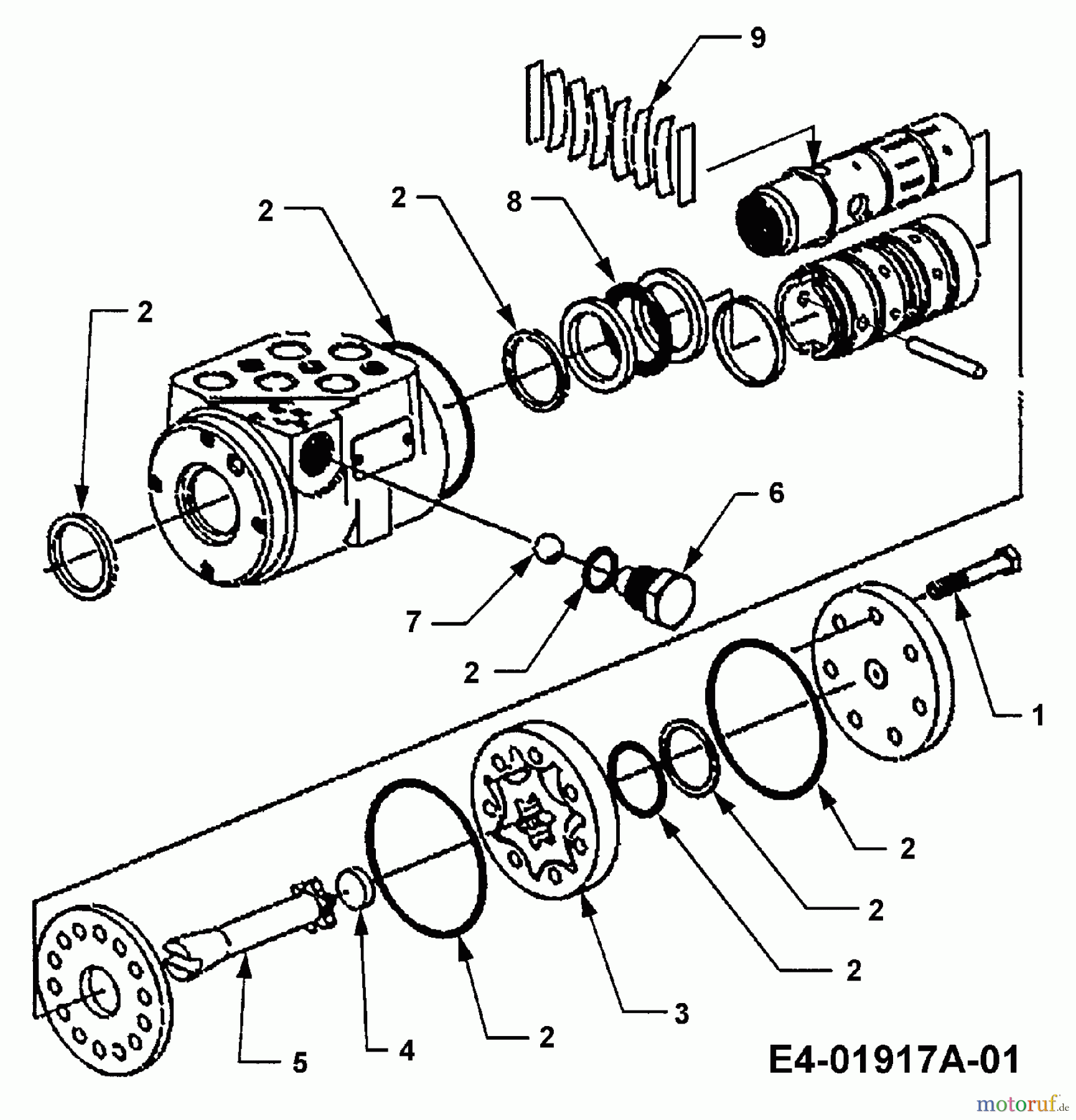  Cub Cadet Garden tractors HDS 3235 14B-692-603  (2007) Hydraulic pump steering