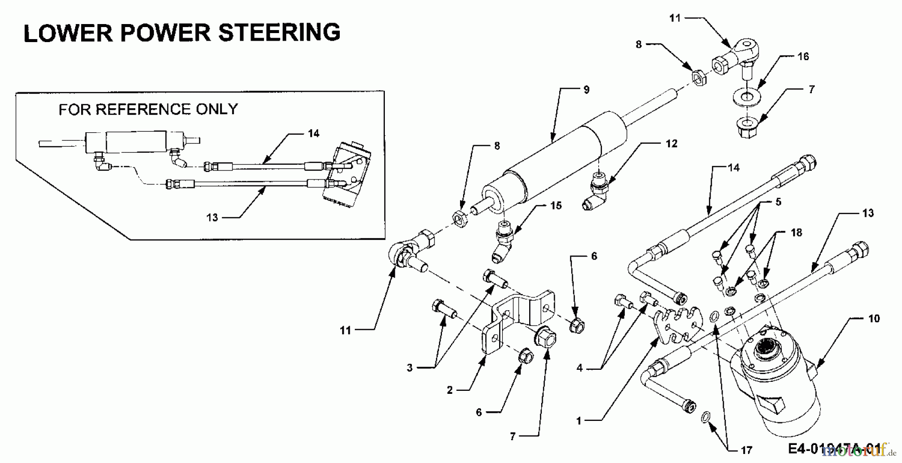  Cub Cadet Garden tractors HDS 3235 14A-672-603  (2001) Hydraulic steering