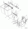 MTD Accessories Grass catcher for CC 2000 SD series with mowing deck 44"/112cm 190-210-100 (2005) Spareparts Grass box