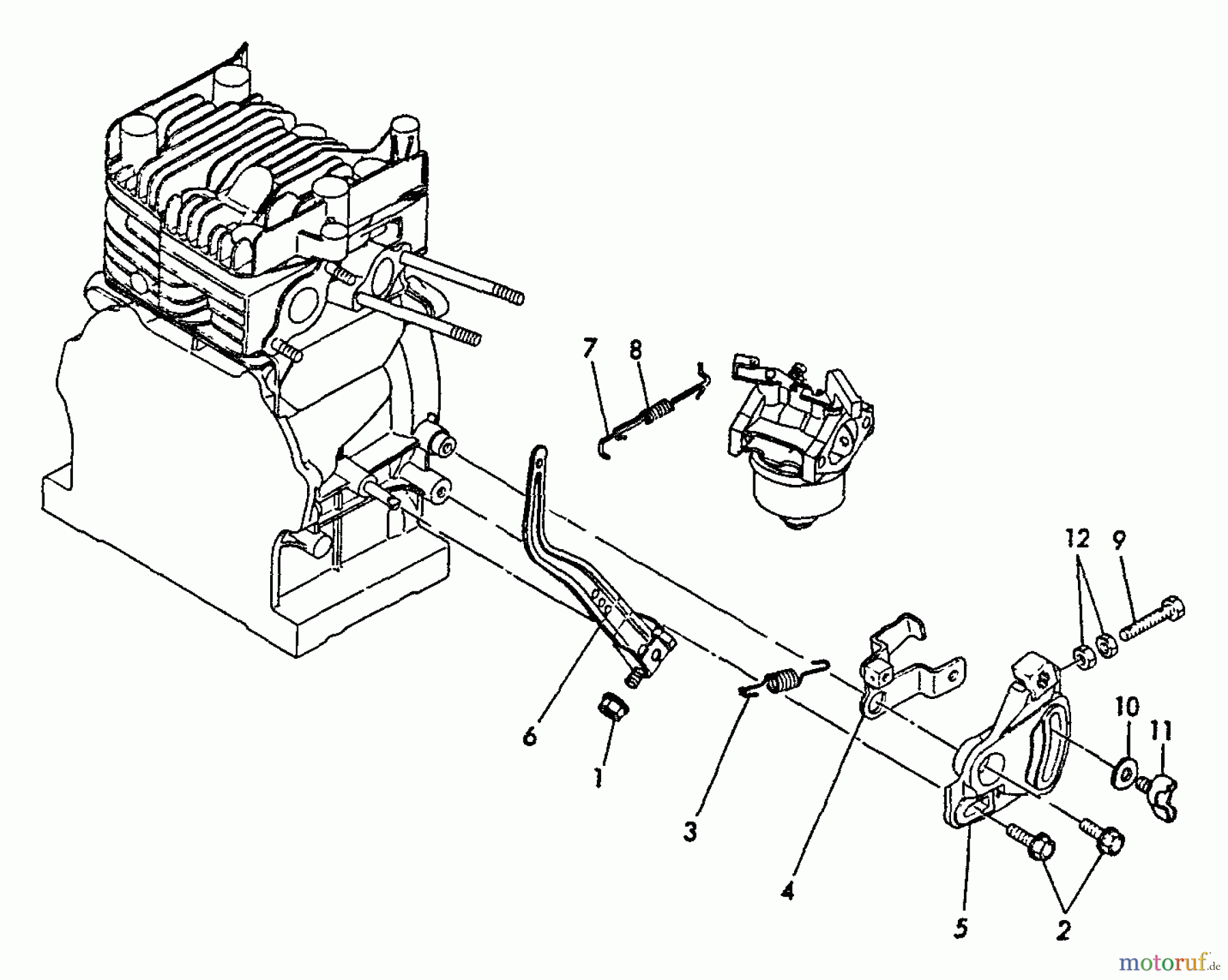  Echo Wasserpumpen TP-2000 - Echo Trash Pump Throttle, Governor Lever