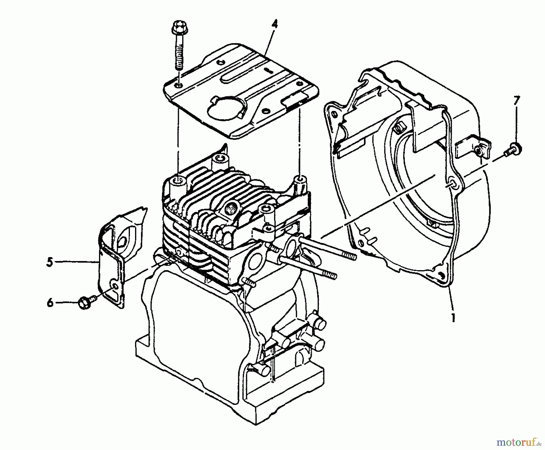  Echo Wasserpumpen WP-2000 - Echo Water Pump, S/N: A1010 - A9999 Fan Housing