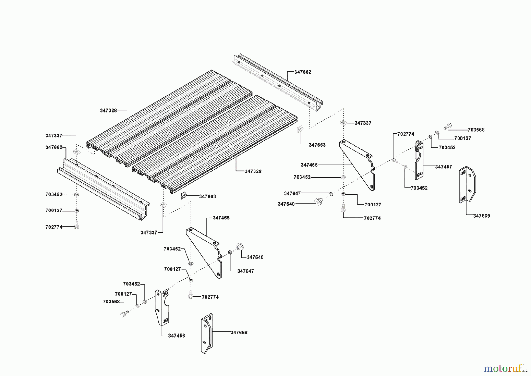  AL-KO Heimwerkertechnik Zubehör Heimwerkertechnik Tischverbreiterung 500mm PKS Seite 1