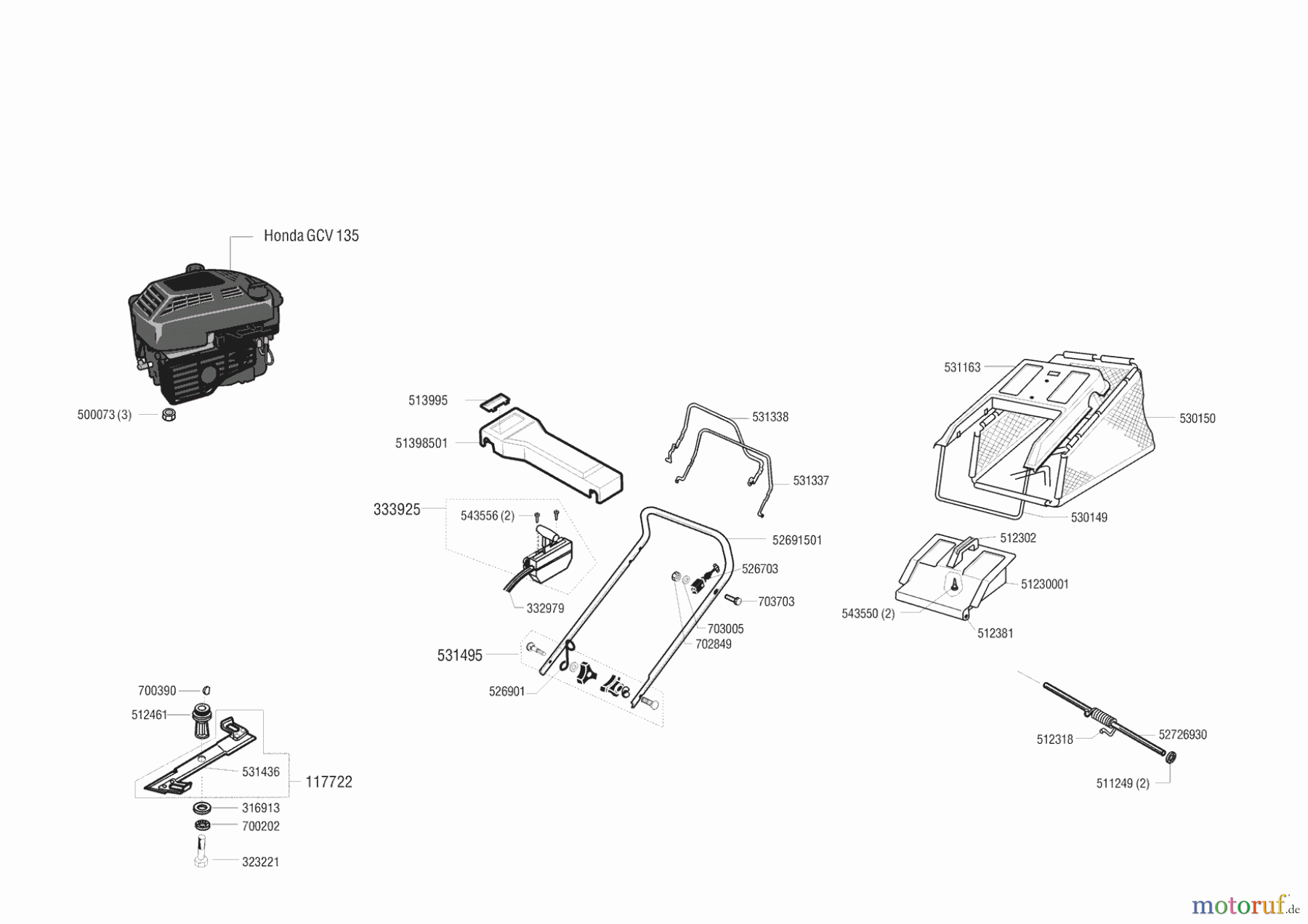  Concord Gartentechnik Benzinrasenmäher 4700 HPR 00/0 - 06/1998 Seite 1