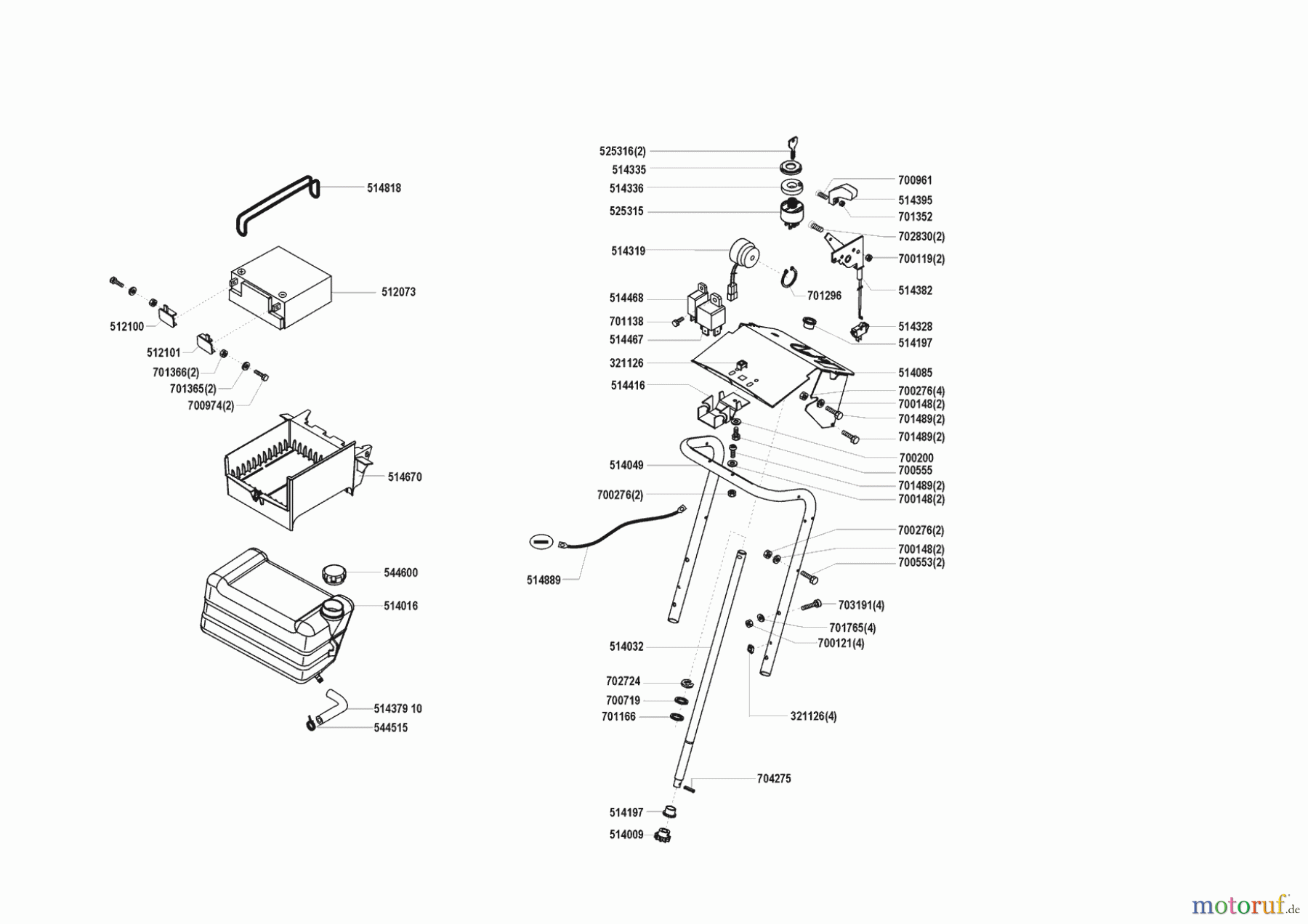  AL-KO Gartentechnik Rasentraktor Gcat 550EA  (13/75) 00/0 - 02/2000 Seite 6