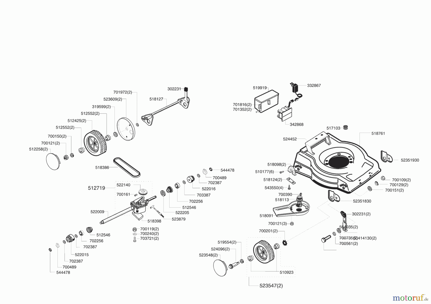  Concord Gartentechnik Benzinrasenmäher 48 BRE  01/1997 Seite 2