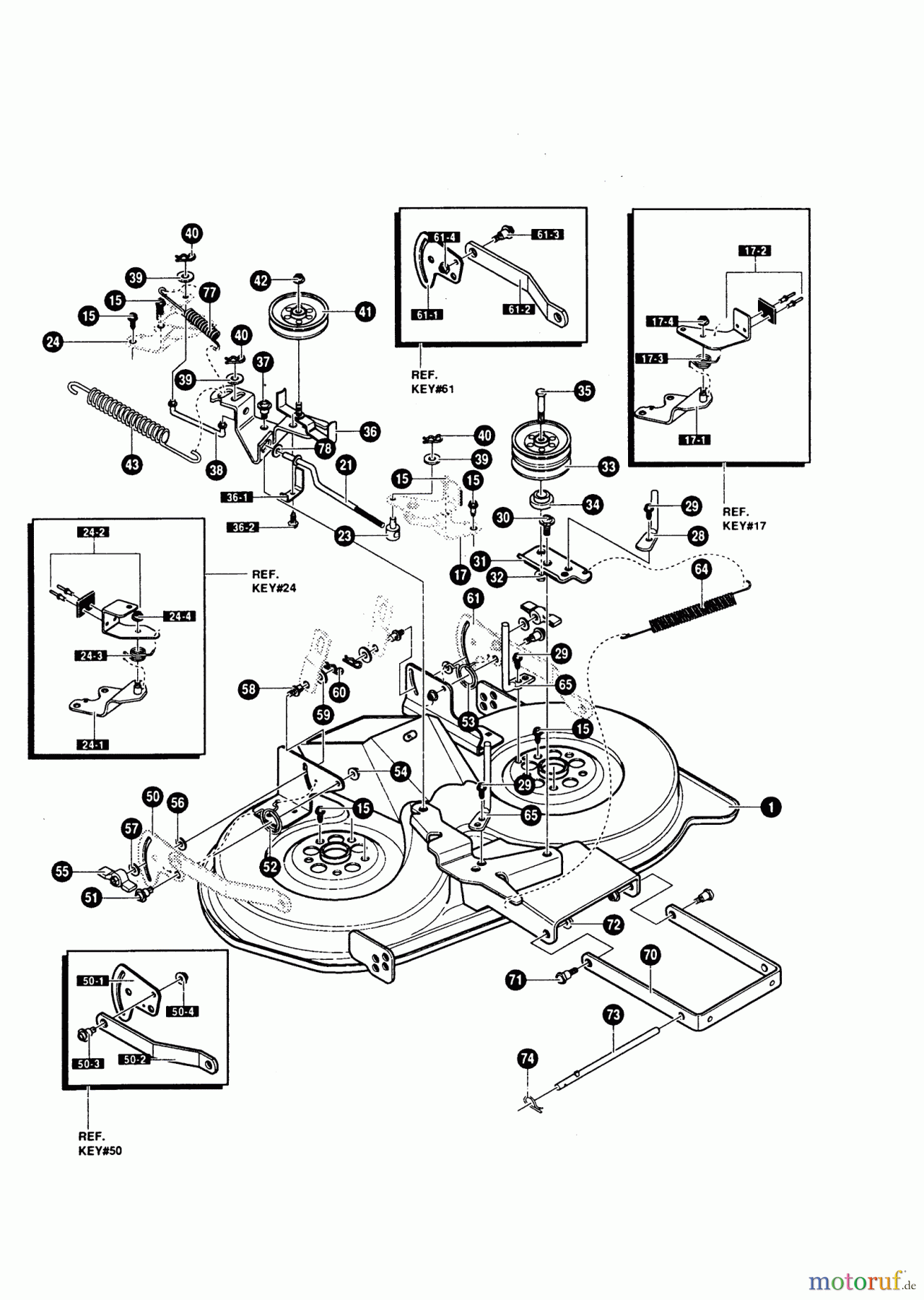  Concord Gartentechnik Rasentraktor T12,5/102 RD  ab 01/1997 Seite 8