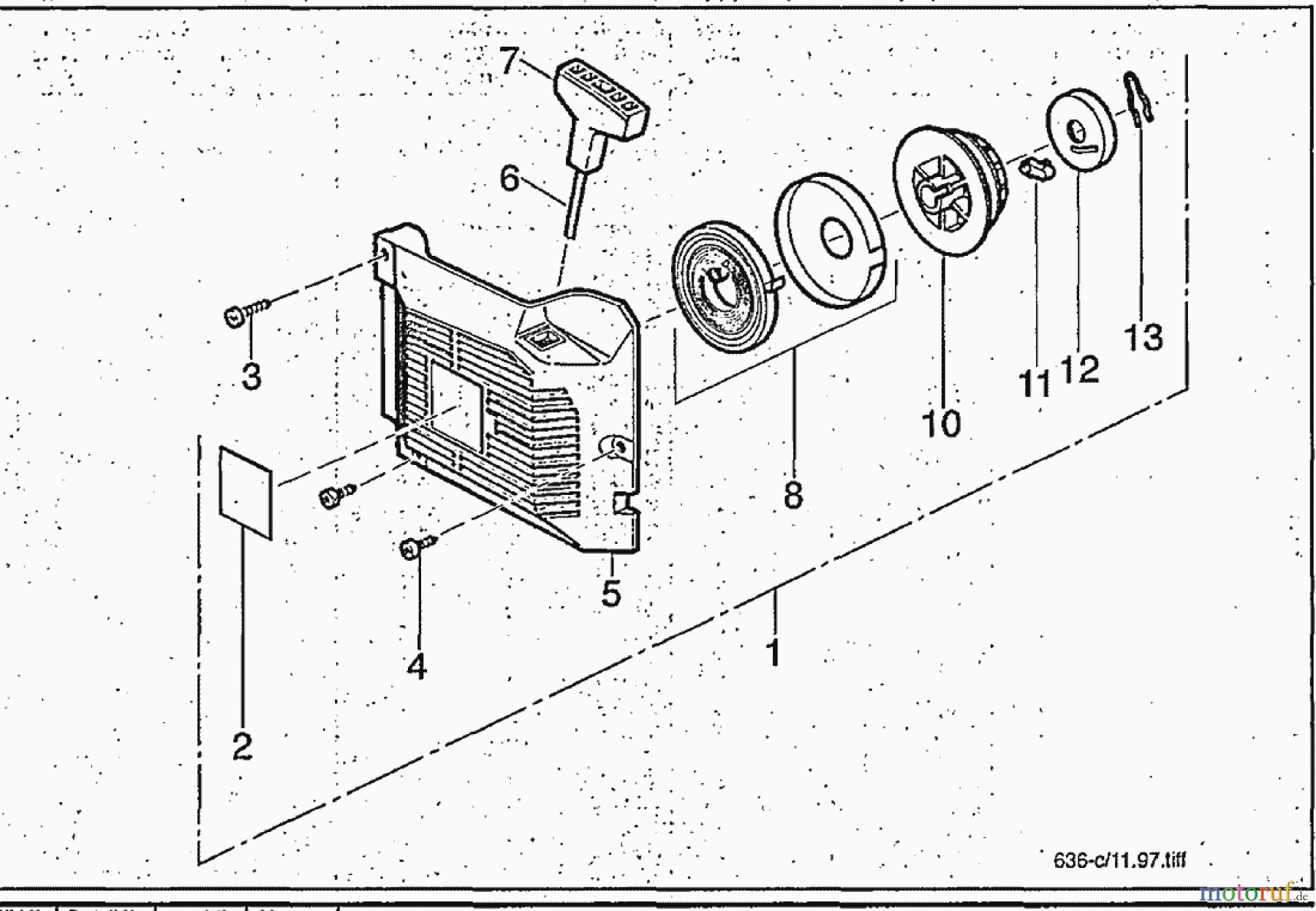  Solo by AL-KO Gartentechnik Kettensägen 636 / 636 Deko ET 011998 Druck 9 636 700 01/1998 [SN: ET 011998 Druck 9 636 700] - 01/1998 [SN: ET 111998 Druck 9 636 701] Seite 4