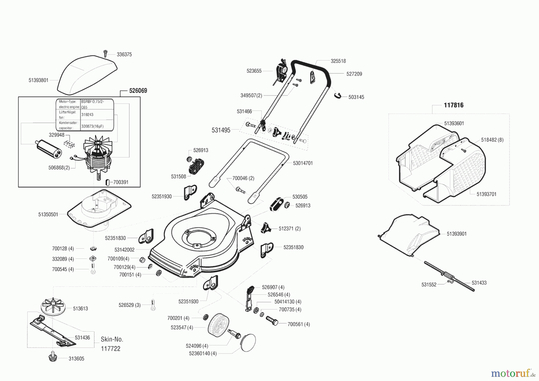  AL-KO Gartentechnik Elektrorasenmäher LM 47 PE  02/1998 Seite 1