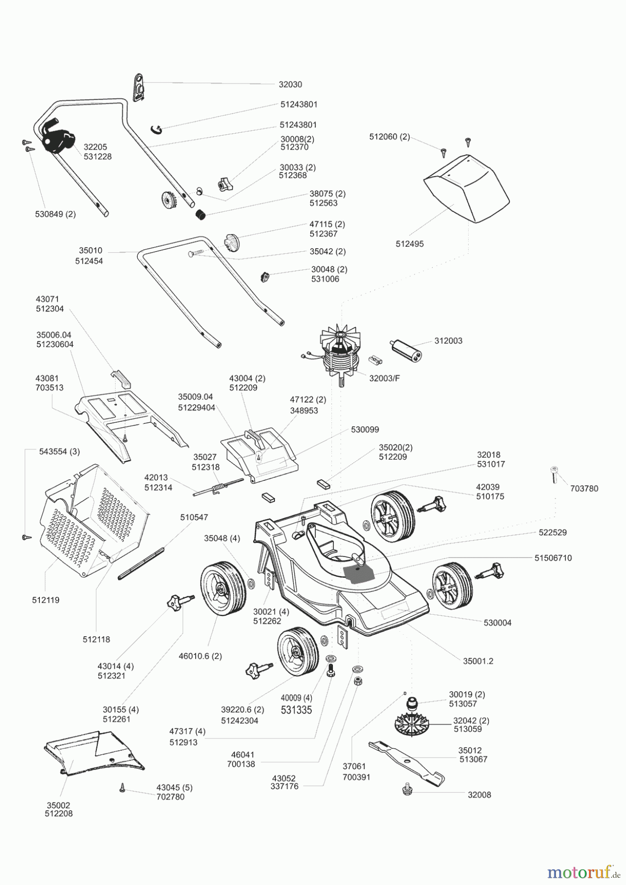  AL-KO Gartentechnik Elektrorasenmäher Sunline 340 E Seite 1