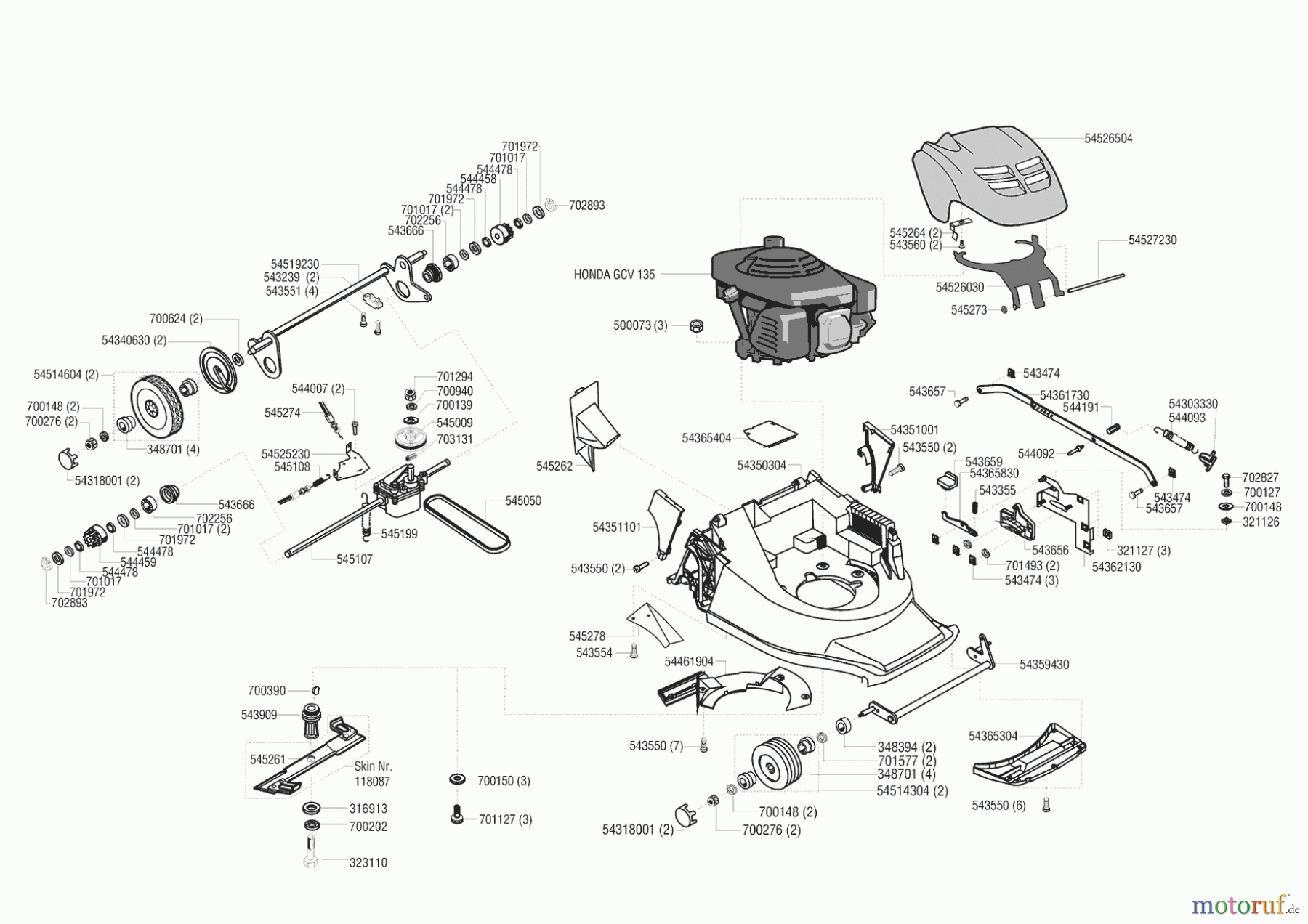  AL-KO Gartentechnik Benzinrasenmäher Premium Bio 48 BR 12/1999 - 01/2000 Seite 1