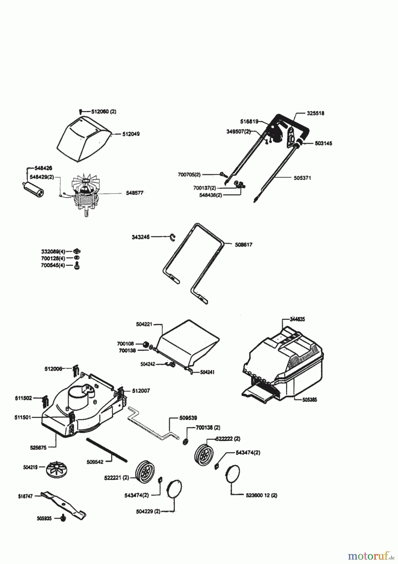  AL-KO Gartentechnik Elektrorasenmäher E 32 / 1000 W  01/2000 Seite 1