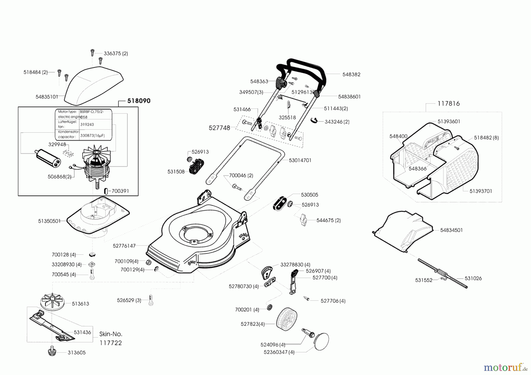  Dehner Gartentechnik Elektrorasenmäher ELO 47 01/2001 - 11/2001 Seite 1