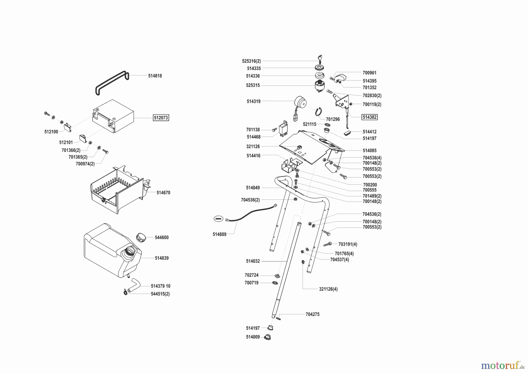  AL-KO Gartentechnik Rasentraktor Comfort T 750  09/2002 - 09/2003 Seite 6