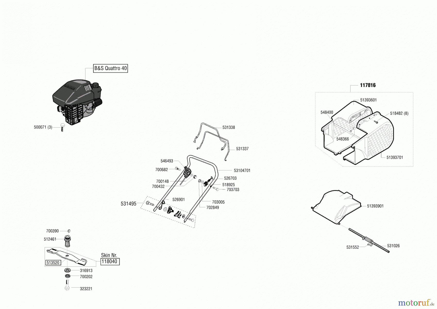  AL-KO Gartentechnik Benzinrasenmäher CLASSIC 46 BR 09/2002 - 10/2003 Seite 1