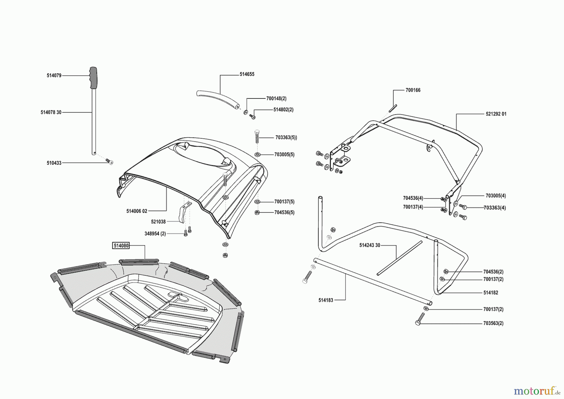  Euro Line Gartentechnik Rasentraktor T17-102 HD  ab 10/2003 Seite 7