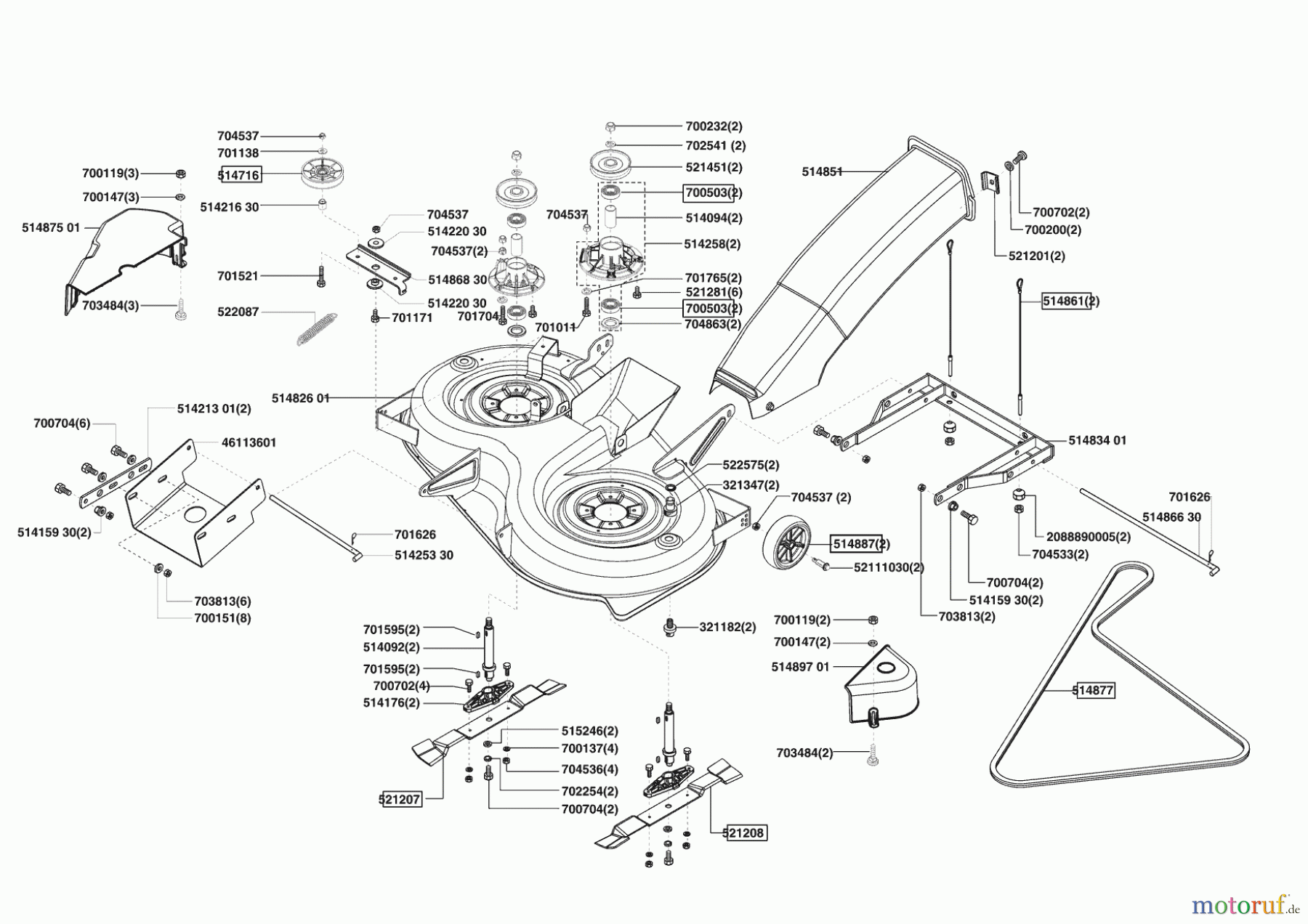  Concord Gartentechnik Rasentraktor T15-102 ab 02/2005 Seite 5