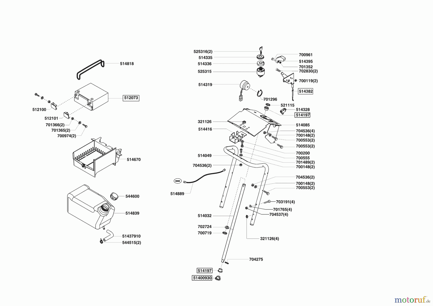  Sigma Gartentechnik Rasentraktor T 15-102 HD 11/2005 - 03/2007 Seite 6