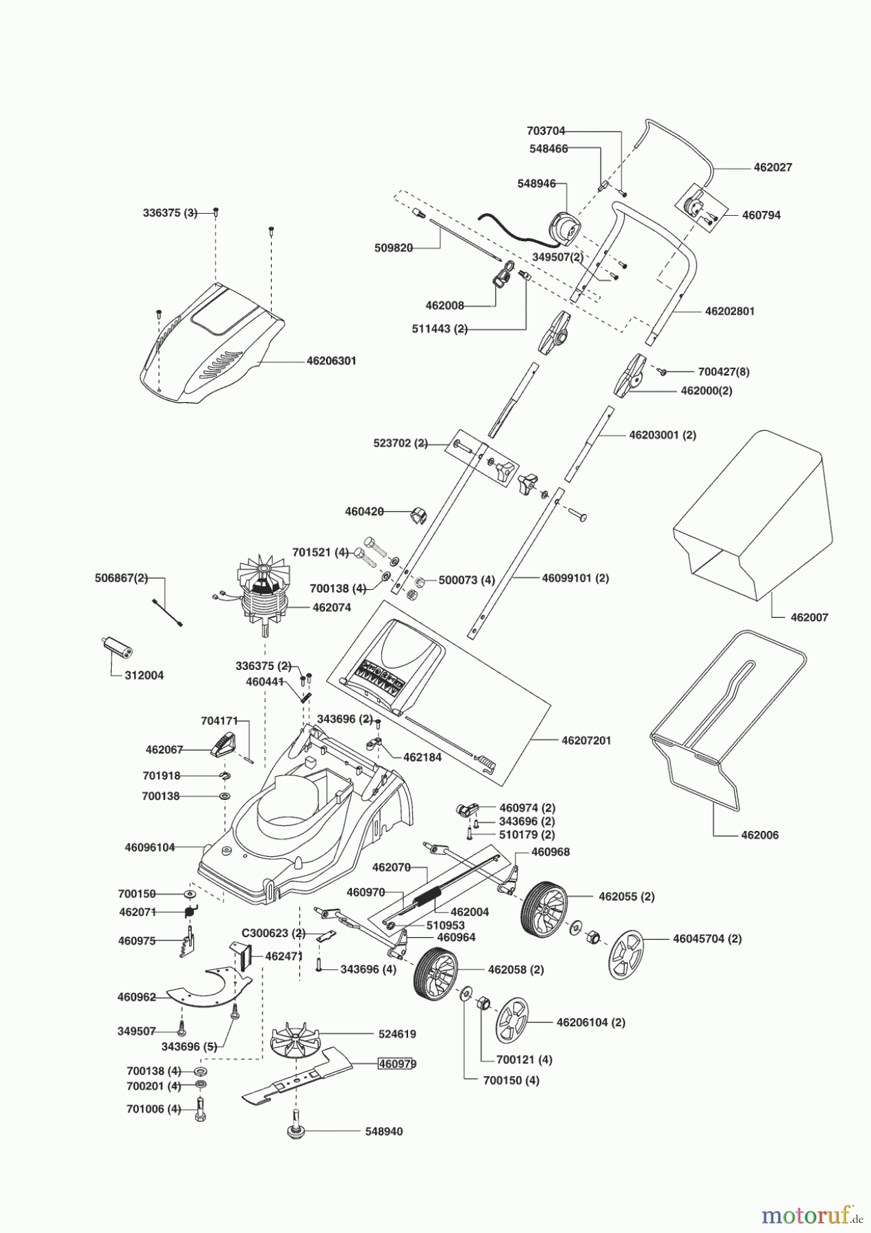  AL-KO Gartentechnik Elektrorasenmäher Comfort 340 E  02/2006 Seite 1