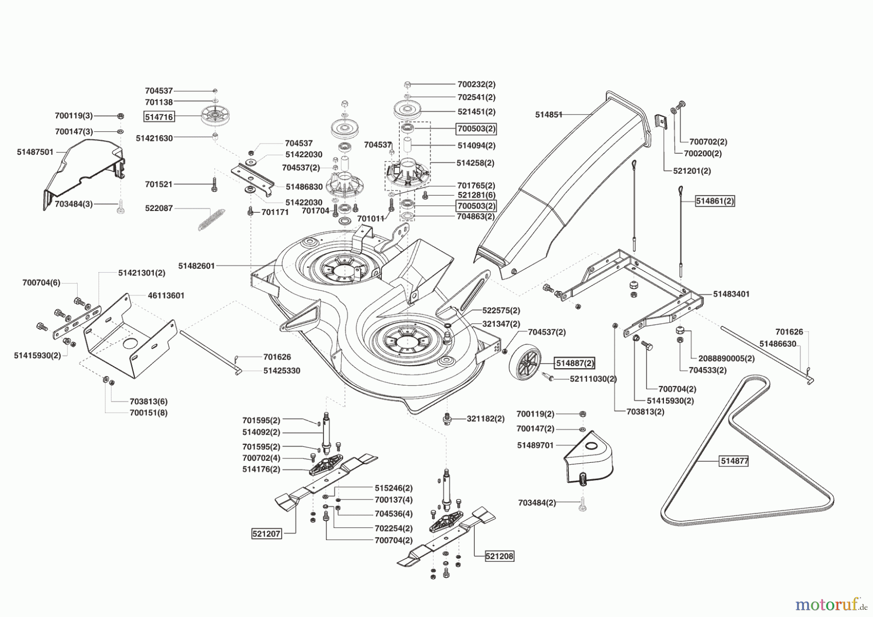  AL-KO Gartentechnik Rasentraktor T18-102 HDE Lux HVC 02/2006 - 10/2007 Seite 5