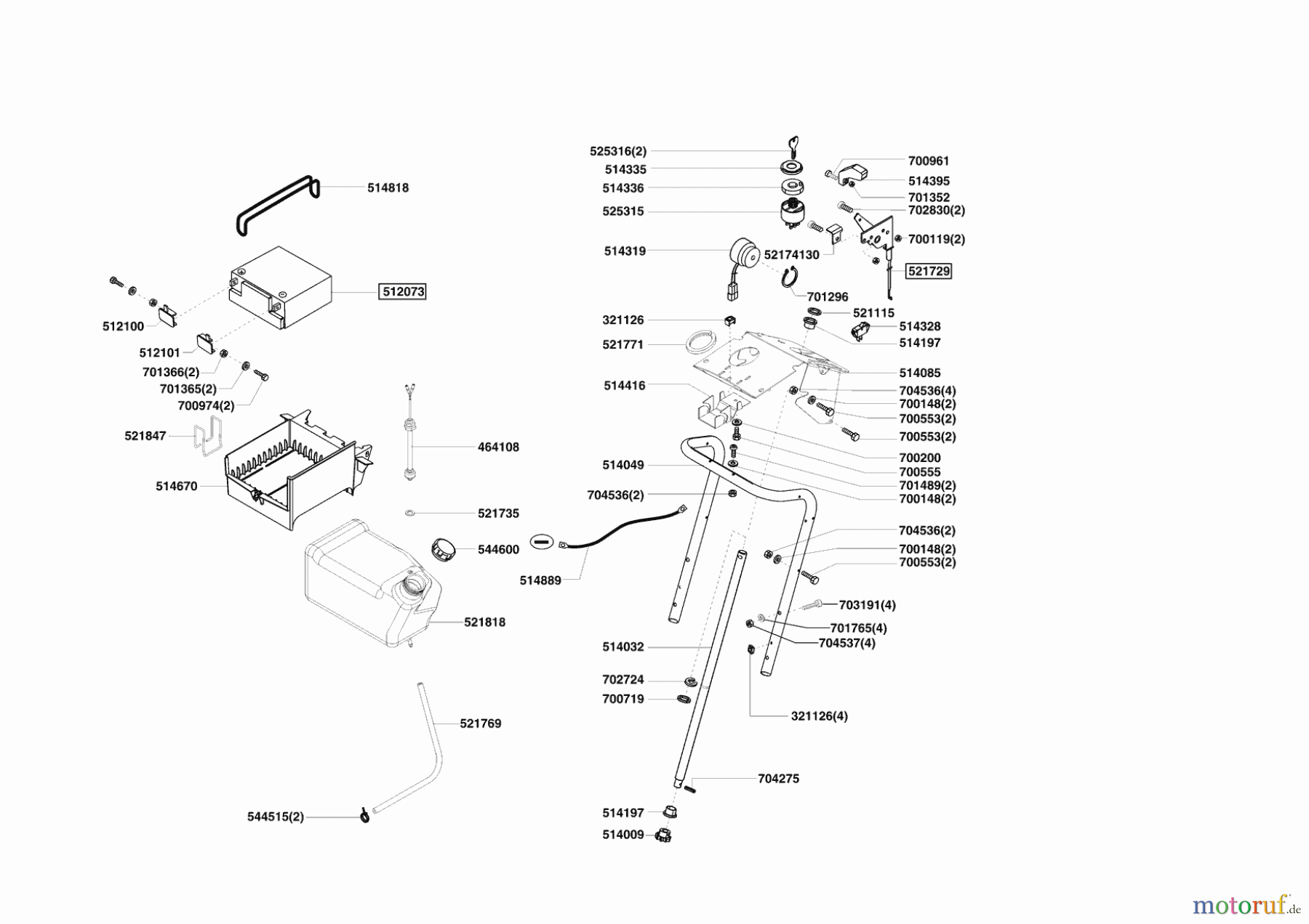  Concord Gartentechnik Rasentraktor T20-102 HDE ab 09/2007 Seite 6