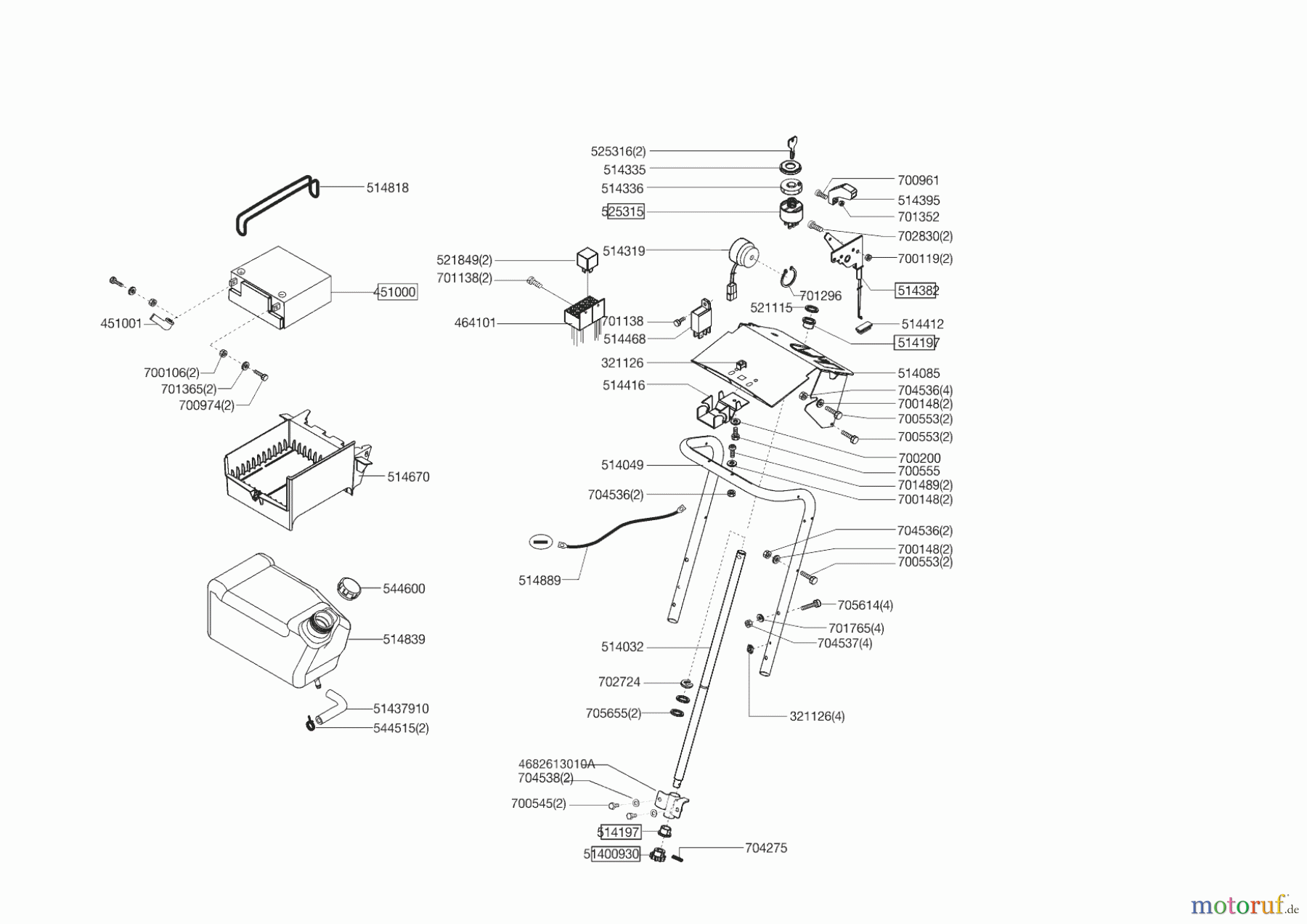  Powerline Gartentechnik Rasentraktor T13-82 Edition  ab 02/2011 Seite 6