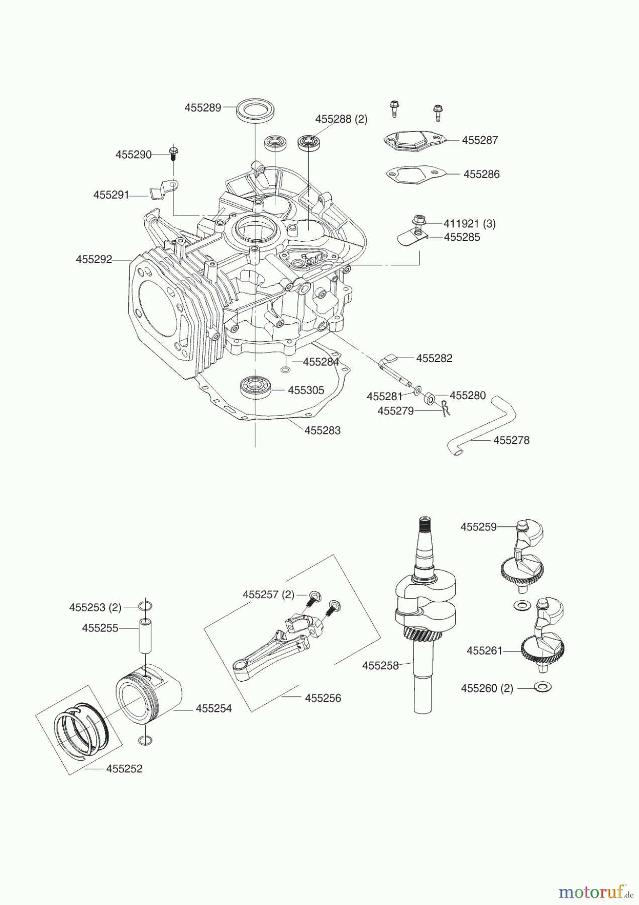  AL-KO Gartentechnik Benzinmotoren B-MOTOR PRO 450 LC1P92F-1 R9005  01/2013 Seite 2
