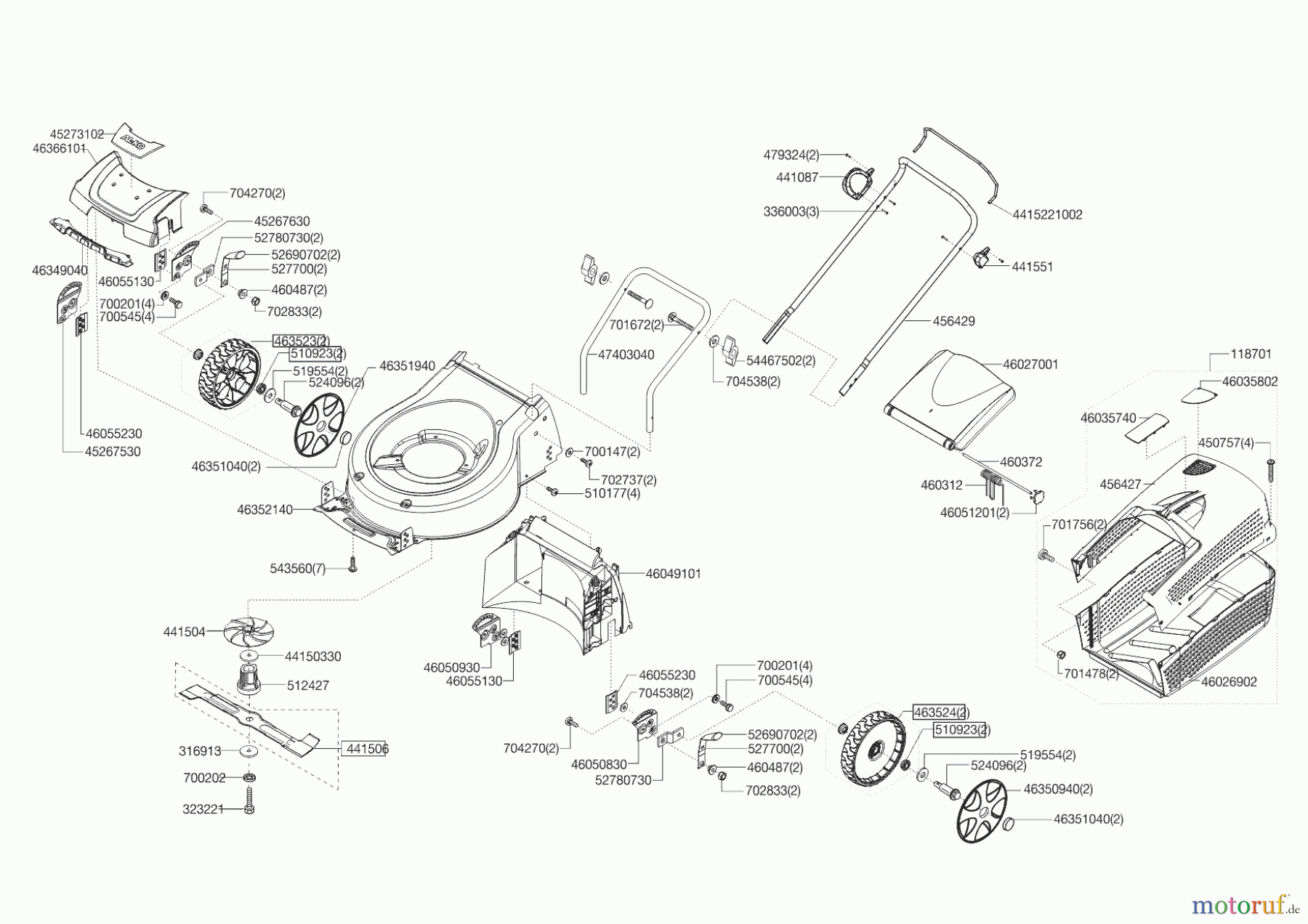  AL-KO Gartentechnik Akkurasenmäher 42.5 LI MOWEO   ab 08/2016 Seite 1