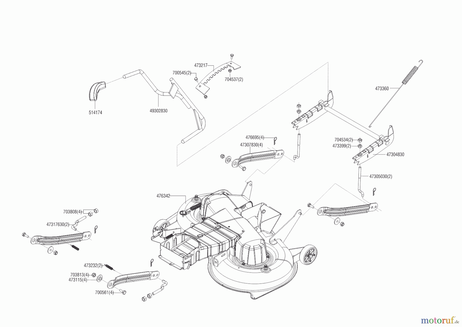  Solo by AL-KO Gartentechnik Rasentraktor T16-103.7 HD V2 COMFORT   04/2018 - 02/2019 Seite 5