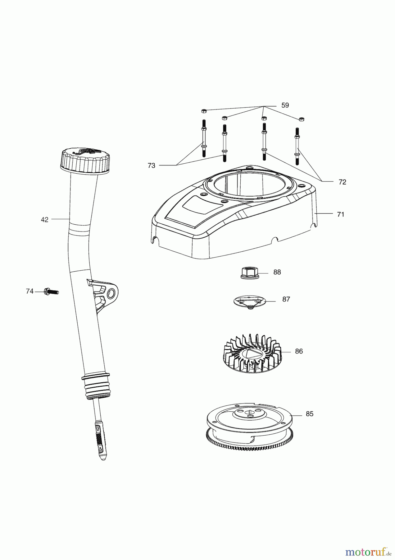  AL-KO Gartentechnik Benzinmotoren BENZIN MOTOR LC1P85FA PRO350 352 CC  04/2018 Seite 1