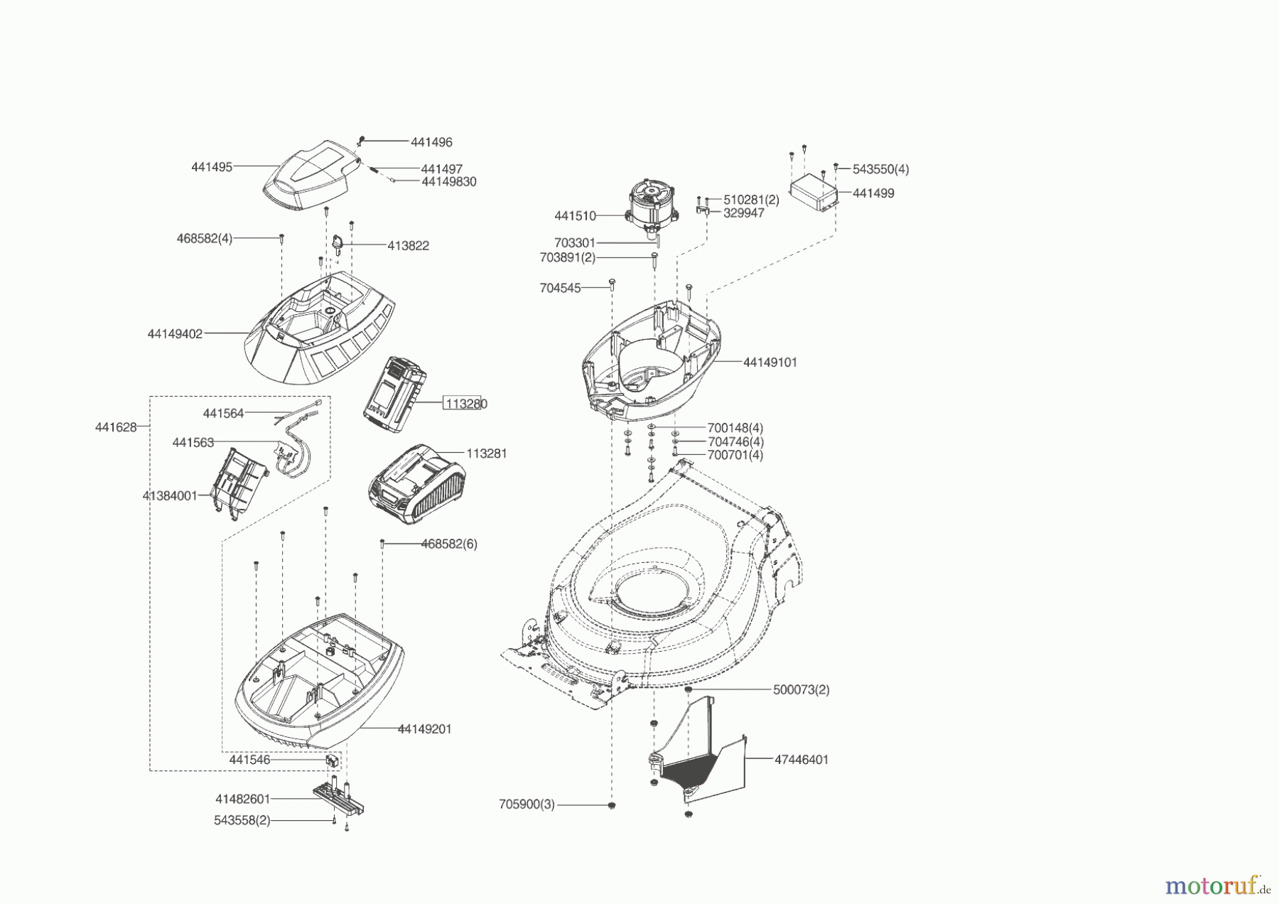  AL-KO Gartentechnik Akkurasenmäher 46.5 LI MOWEO  03/2019 - 07/2019 Seite 2