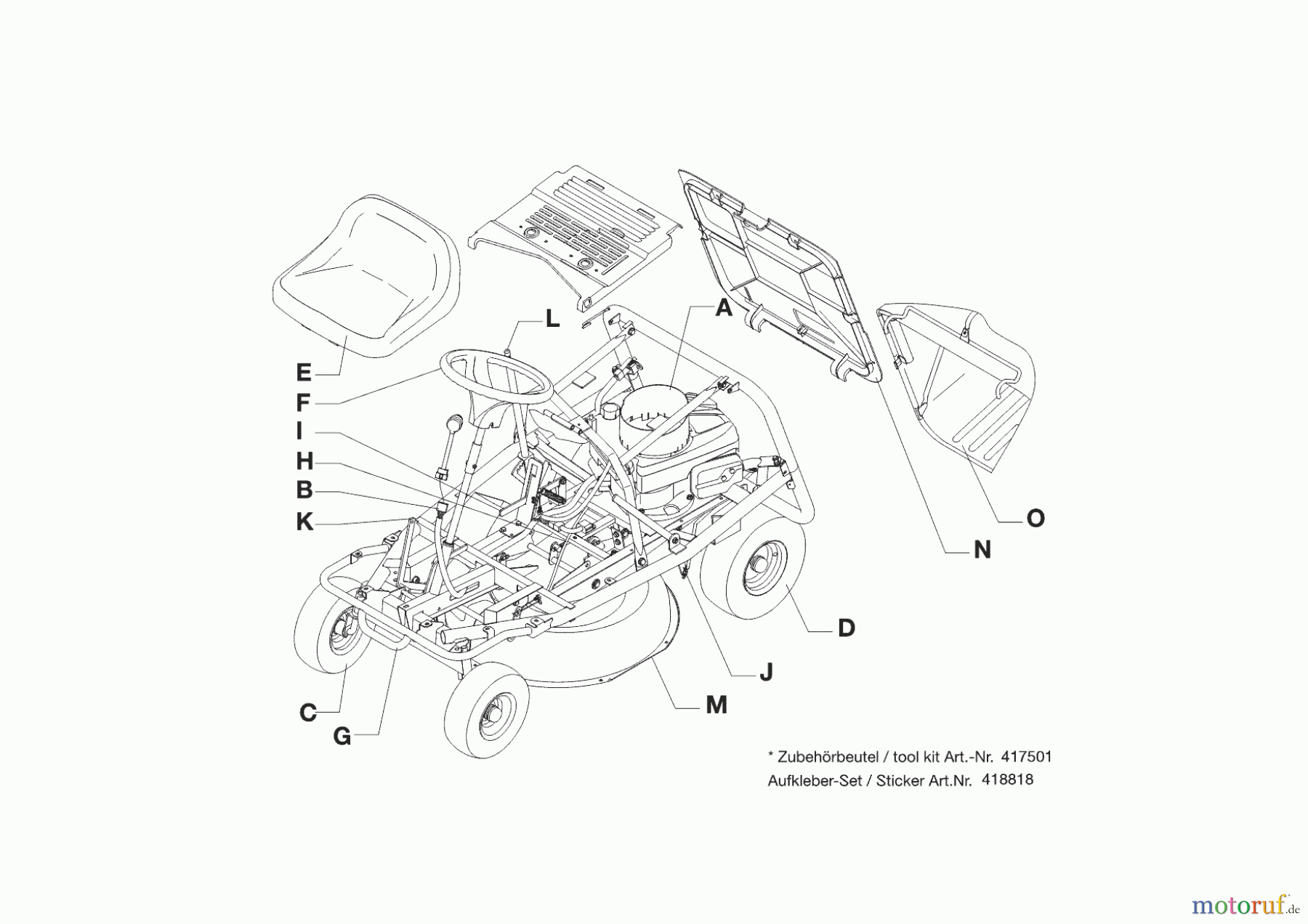  Solo by AL-KO Gartentechnik Aufsitzmäher RIDER R7-63.8 A   ab 10/2022 Seite 1