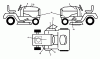 Husqvarna YT 42XLS (96043015300) - Yard Tractor (2012-09 & After) Spareparts DECALS