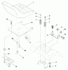 Husqvarna YTH 1542C (954567048) - Yard Tractor (2001-04 & After) Spareparts Seat Assembly