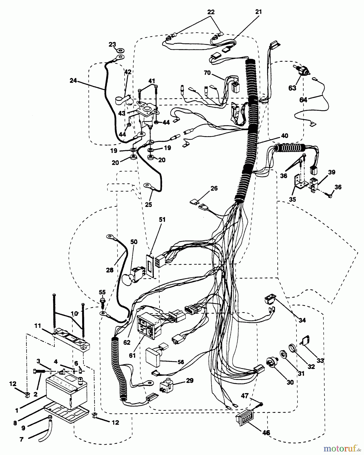  Husqvarna Rasen und Garten Traktoren YTH 180 (954002761) (HC18VH42A) - Husqvarna Yard Tractor (1994-10 & After) Electrical