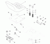 Husqvarna YTH 180 (954140109B) - Yard Tractor (1999-11 & After) Spareparts Seat Assembly