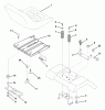 Husqvarna YTH 2042 (96013000600) - Yard Tractor (2005-10 & After) Spareparts Seat Assembly