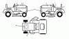 Husqvarna YTH 2042 (96043012102) - Yard Tractor (2011-06 & After) Spareparts DECALS