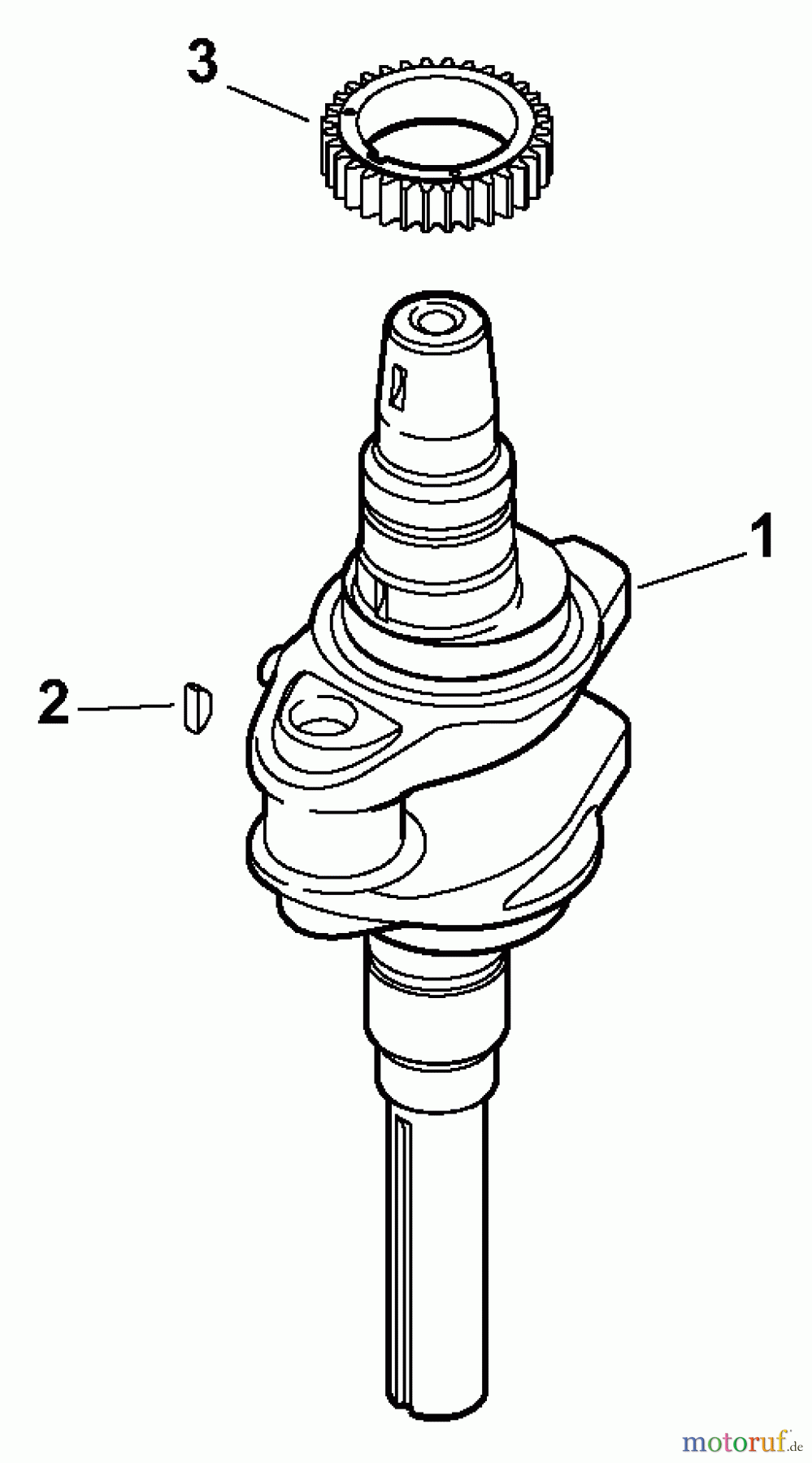  Husqvarna Rasen und Garten Traktoren YTH 20F42T (960430005) (917.279241) - Husqvarna Yard Tractor (2006-05 & After) (Sears Craftsman) Crankshaft