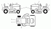 Husqvarna YTH 20K46 (96045000402) - Yard Tractor (2007-07 & After) Spareparts Decals